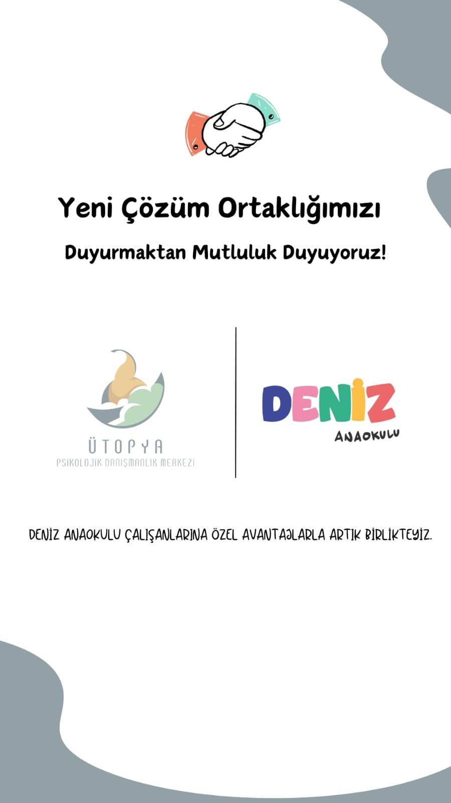 Ütopya Psikolojik Danışmanlık Merkezi x Özel Deniz Anaokulu İş Birliği
